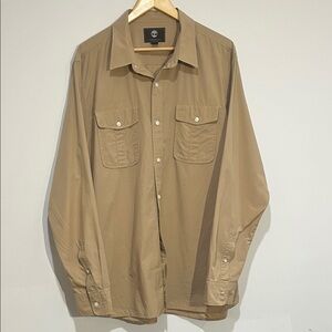 Timberland Khaki Long Sleeve Shirt
